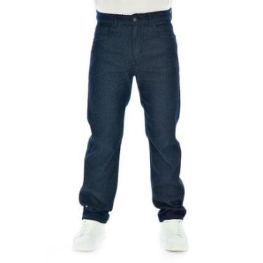 Imagem de Calça Jeans Masculina Reta Azul Escuro Emporio Alex-Masculino