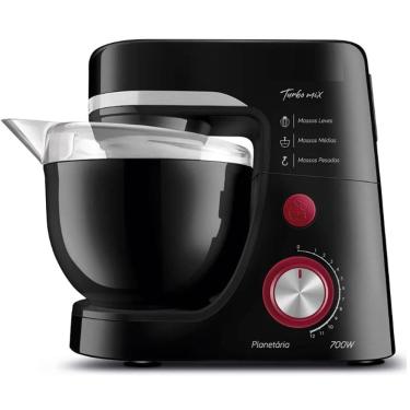 Imagem de Batedeira Ultra Turbo 700W Luxx Black 12 Velocidades 220V
