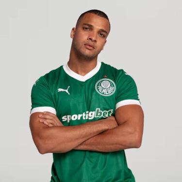 Imagem de Camisa Puma SE Palmeiras I 2025 Com Patrocínio, EG
