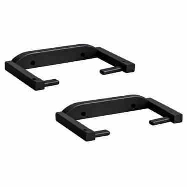 Imagem de Suporte Papel Higiênico 3D Recarga Rápida Preto Branco Fixação Parede 