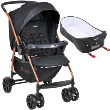 Imagem de Carrinho de Bebe Passeio Moises Ninho Burigotto Rio K Cobre