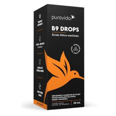 Imagem de Vitamina B9 Ácido Fólico Metilado - Puravida 20ml