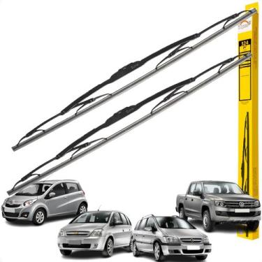 Imagem de Par Palhetas Limpador Parabrisa Meriva Zafira Amarok Jac J2 - DYNA, Pa