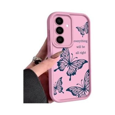 Imagem de Capa De TPU Macia Com Design De Borboleta Para Samsung Galaxy S26 S25 