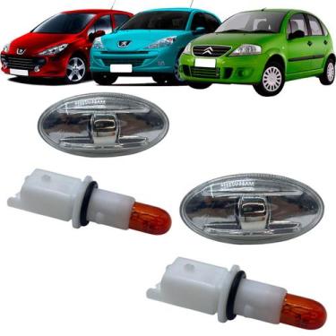Imagem de Par Lanterna Lateral Seta Pisca Paralama Peugeot 206 207 307 - SR