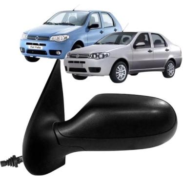 Imagem de Retrovisor Espelho Palio Siena 2004 até 2010 Flex 4 Portas Com Control