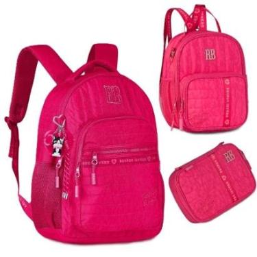 Imagem de KIT MOCHILA DE COSTAS +E LANCHEIRA + ESTOJO BOX REBECCA BONBON-Feminino