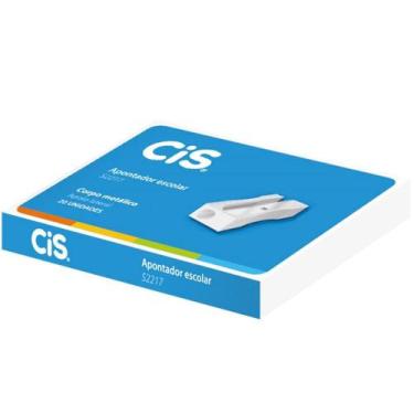 Imagem de Apontador sem Deposito Metal CIS Retangular S2217 CX.C/20 - Sertic