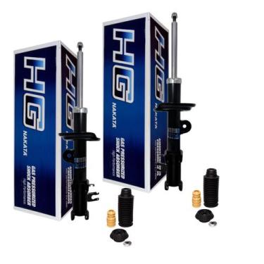 Imagem de 2 Amortecedor Dianterio Nakata Tiida 2007 a 2013 + Kit Batente