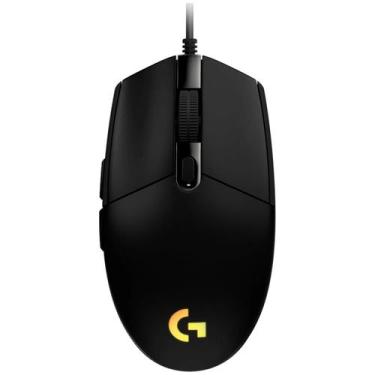 Imagem de Mouse Gamer Logitech G203 Lightsync - Preto (910-005793)