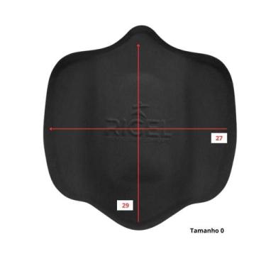 Imagem de Placa Tala Cirúrgica Anatômicas Splint 4D Abdômen 141D Rigel, Preto, T