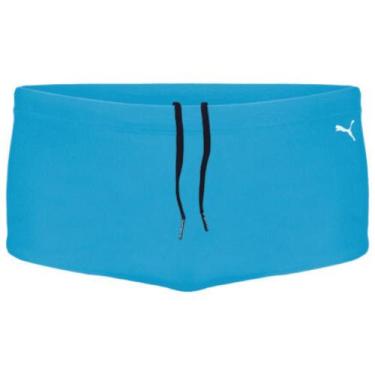 Imagem de Sunga Praia Lateral Larga Puma 26015.003, Azul, GG