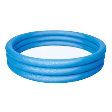Imagem de Piscina Inflável Infantil Play 282 Litros Com 3 Anéis Bestway, Azul