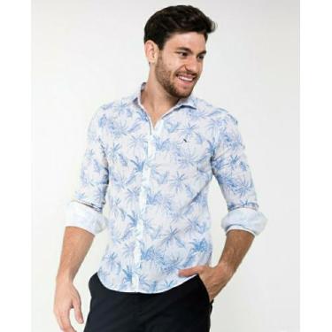 Imagem de Camisa Social Slim Fit Linho + Algodão Yacht Master - Yacht Master , B