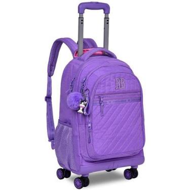 Imagem de Mochila carrinho 2 em 1 360 em crinkle com matelassê Rebecca Bonbon 19