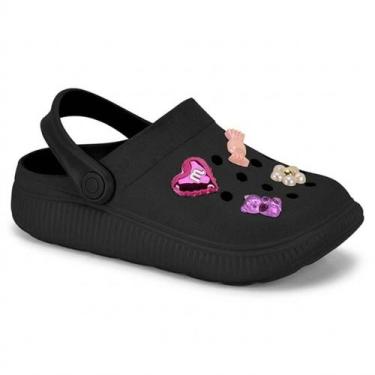 Imagem de Babuche Menina Molekinha Casual Pingentes Fivela Confortável Original 