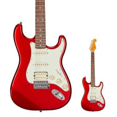 Imagem de Guitarra Strato SX SST62+ HSS CAR Candy Apple Red com Bag