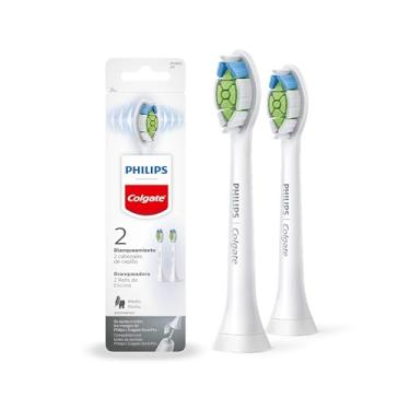Imagem de Refil para Escova de dente Elétrica Philips Colgate Branqueadora 2 unid