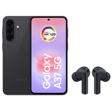 Imagem de Smartphone Samsung Galaxy A37 256GB Preto - 5G + Fone de Ouvido Blueto