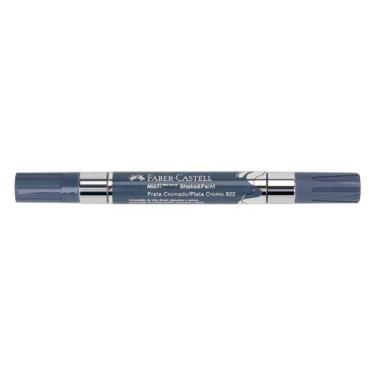 Imagem de Marcador multimark Faber-Castell prata com 2 pontas - Faber Castell
