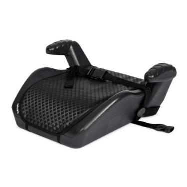 Imagem de Assento Refeição Portátil Step Preto com Cinto de Segurança  Compacto,