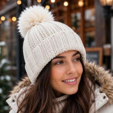 Imagem de Gorro Touca De Inverno Frio Lã Adulto Unissex Tamanho Único - Genérico