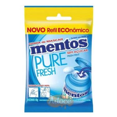Imagem de Chicle mentos pure fresh refil sachê 56g perfetti, FRESH MINT
