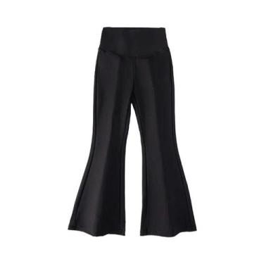 Imagem de Leggings Flare De Cintura Alta Para Meninas, Calças Confortáveis E Mac