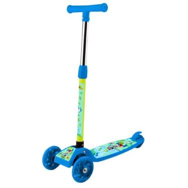 Imagem de Patinete Infantil 3 Rodas com Luz Regulagem de Altura Freio Traseiro a