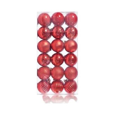 Imagem de Bolas De Natal De 3cm, 24 Peças, Decoração Para Árvore De Natal, Pendu
