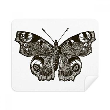 Imagem de Borboleta com asas escuras, pano de limpeza de cor escura, 2 peças, tecido de camurça