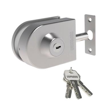 Imagem de Fechadura Auxiliar Pressão Vidro Vp520 Pivotante Soprano