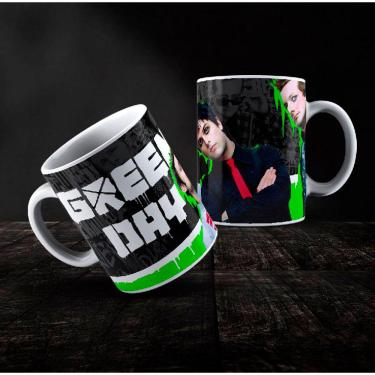 Imagem de Caneca Cerâmica Rock Green Day Mod.01
