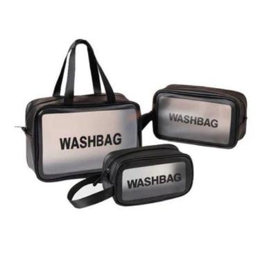 Imagem de Kit 3 Necessaire Bolsa Organizador D Objetos Feminino Grande