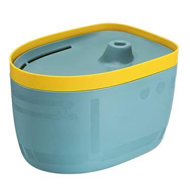 Imagem de Fonte de água para gato, fonte de água automática para animais de estimação de 2,5 L, dispensador de água para gato super silencioso com filtros substituíveis, dispensador de tigela de água para cães, azul
