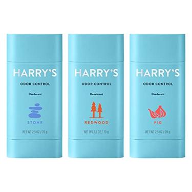 Imagem de Harry's Desodorante sem alumínio para homens – Controle de odor, pedra, figo, aroma de sequoia, 75 g, pacote com 3, desodorante masculino sem alumínio