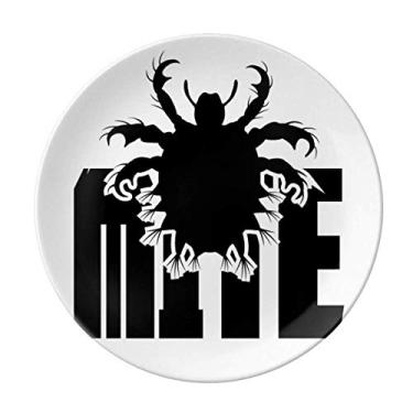 Imagem de Prato decorativo de porcelana Salver de porcelana para insetos Fear Animal