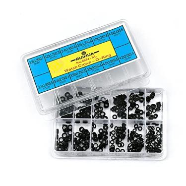 Imagem de Vedação de anéis sortidos de borracha à prova d'água para substituição de vários tamanhos por para acessórios de coroa de relógio