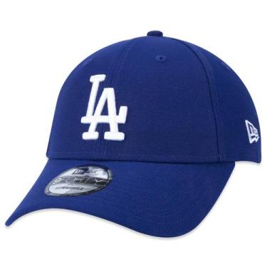 Imagem de Bone New Era 9Forty Snapback Mlb Los Angeles Dodgers Aba Curva Azul Ro
