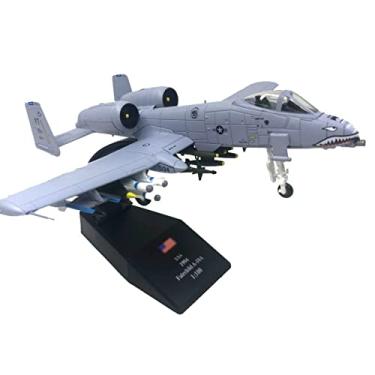 Imagem de MOOKEENONE 1:100 A-10 Attack Aircraft Thunderbolt II Aircraft Model Simulation Aircraft Model Aviation Model Aircraft Kits for Collection and Gift
