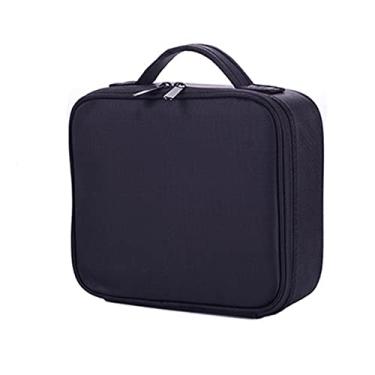 Imagem de Qudai Saco de maquiagem organizador de partição grande capacidade saco de armazenamento de cosméticos de viagem