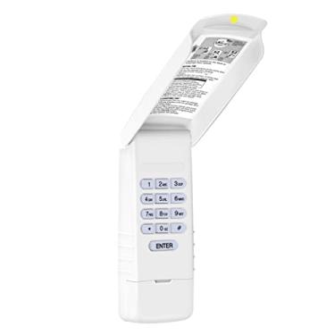 Imagem de ASONPAO Teclado sem fio 877LM/41A6147-10 apenas para um botão amarelo Learn de Chamberlain/Liftmaster/Craftsman Security + Abridor de porta de garagem myQ 2.0 (1 unidade)