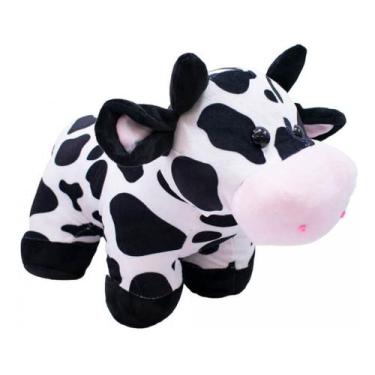 Imagem de Vaca De Pelucia Em Pé 39cm Fofy Toys
