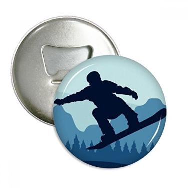 Imagem de Traje de esqui e botas com estampa esportiva de inverno, abridor de garrafa, emblema multifuncional