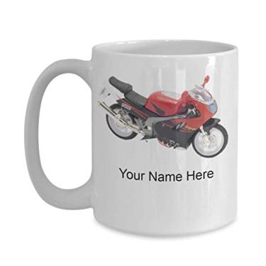 Imagem de Caneca de motocicleta personalizada – Caneca de café para amantes de motocicletas – Caneca de motocicleta personalizada – Caneca de café de 425 g