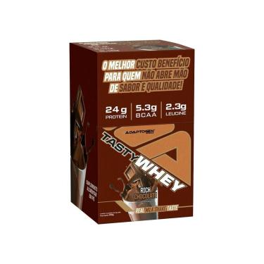 Imagem de Tasty Whey 3W Box (408g) Rich Chocolate Adaptogen-Unissex