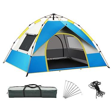 Imagem de Barraca pop-up 2-3 pessoas | acampamento totalmente automática | Barraca familiar com proteção UV à prova d'água | Camping Viagem ao ar livre | Fácil configurar e embalar para mochilão, caminhadas, escaladas, piquenique