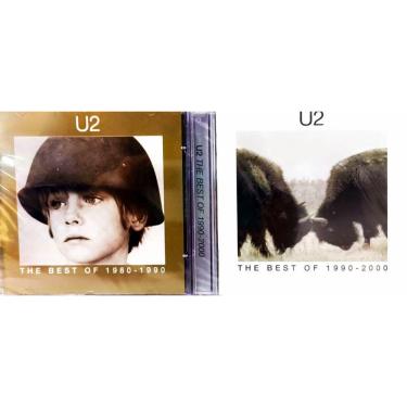 Imagem de Cd U2 - The Best Of 1980-1990 E 1990-2000 - 2 CDS
