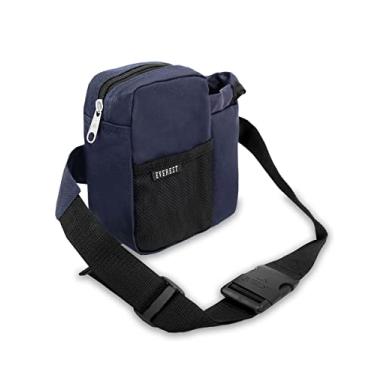 Imagem de Everest Pochete para garrafa esportiva, Azul-marinho, One Size, Pacote de garrafa de cintura