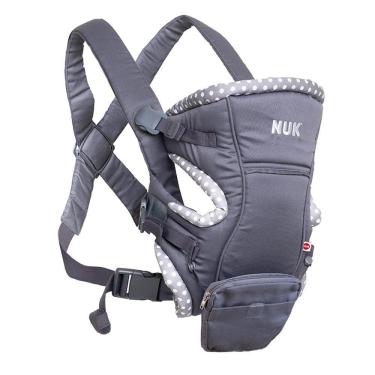 Imagem de Canguru Baby Carrier Nuk Natural Fit 3 Em 1 Cinza 3M+